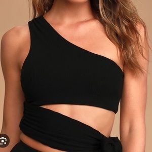 Jordyn Jagger One Shoulder Crop Top